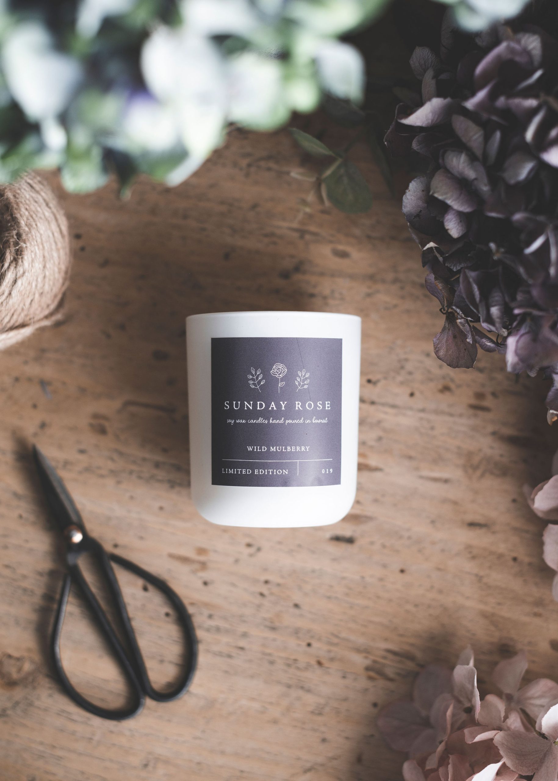 Wild Mulberry Artisan Candles Sunday Rose and Co